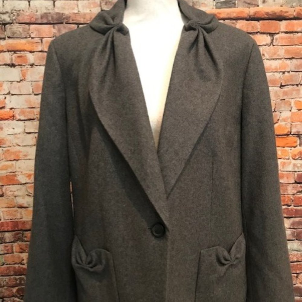 Talbots One Button Wool Blazer Jacket - image 2